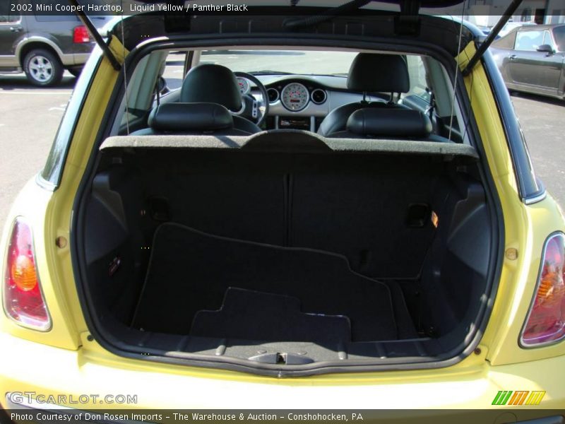 Liquid Yellow / Panther Black 2002 Mini Cooper Hardtop