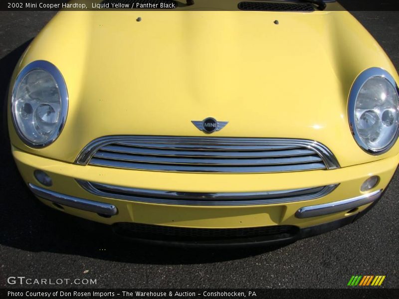 Liquid Yellow / Panther Black 2002 Mini Cooper Hardtop