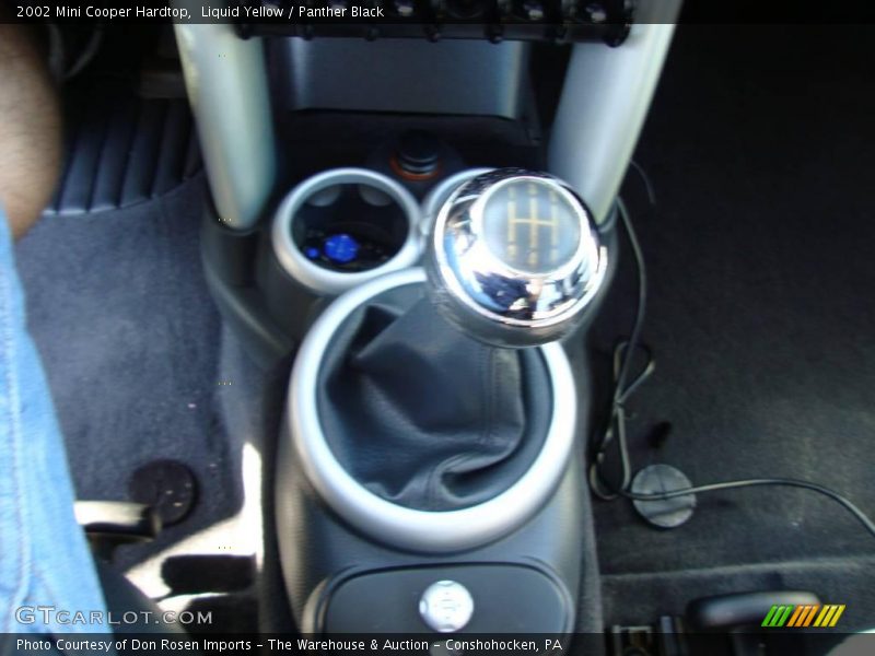 Liquid Yellow / Panther Black 2002 Mini Cooper Hardtop