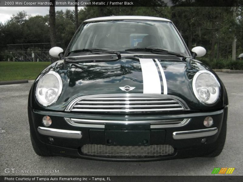 British Racing Green Metallic / Panther Black 2003 Mini Cooper Hardtop
