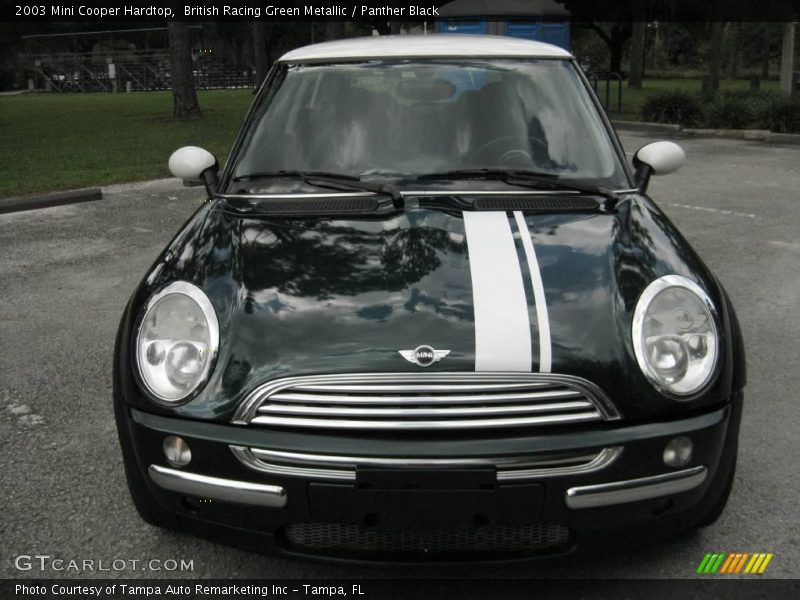 British Racing Green Metallic / Panther Black 2003 Mini Cooper Hardtop