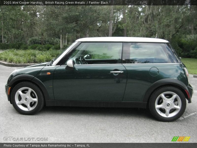 British Racing Green Metallic / Panther Black 2003 Mini Cooper Hardtop