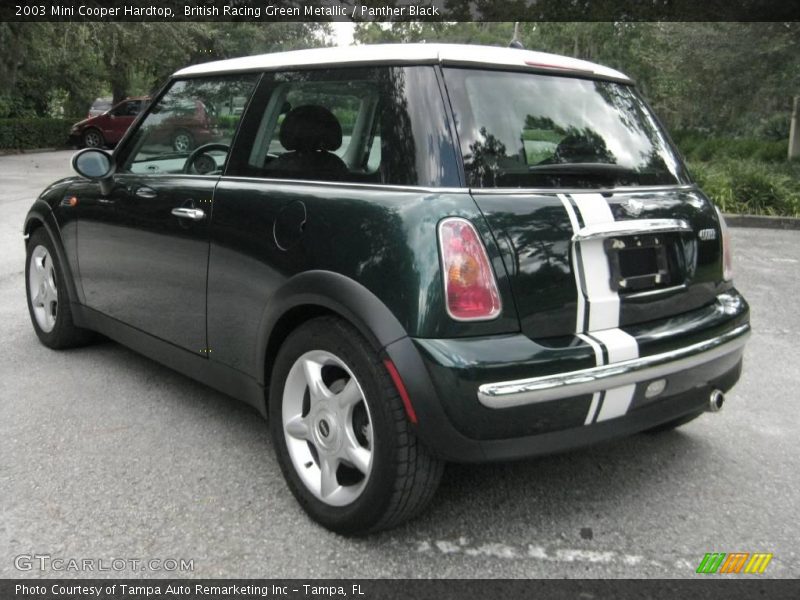 British Racing Green Metallic / Panther Black 2003 Mini Cooper Hardtop