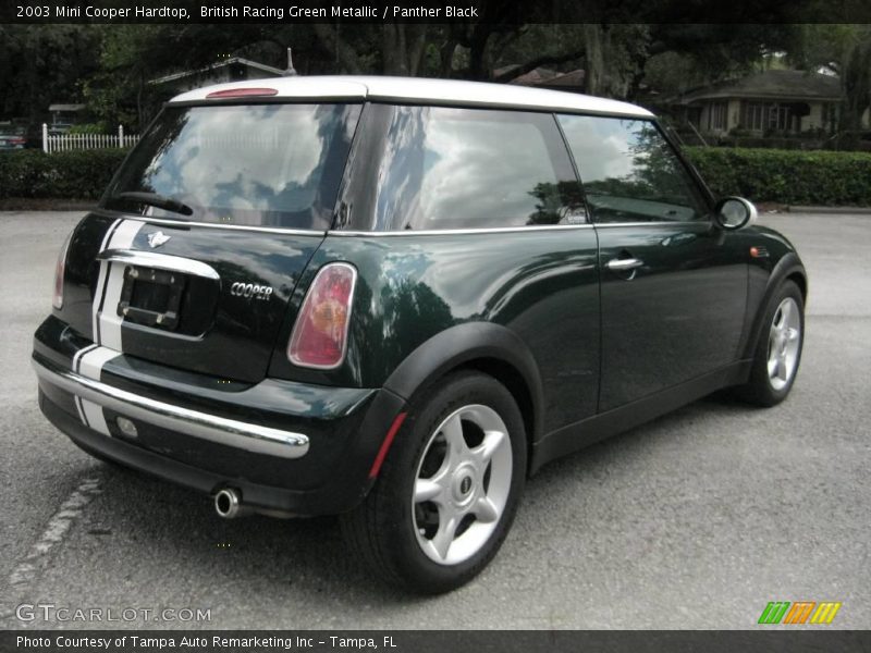 British Racing Green Metallic / Panther Black 2003 Mini Cooper Hardtop
