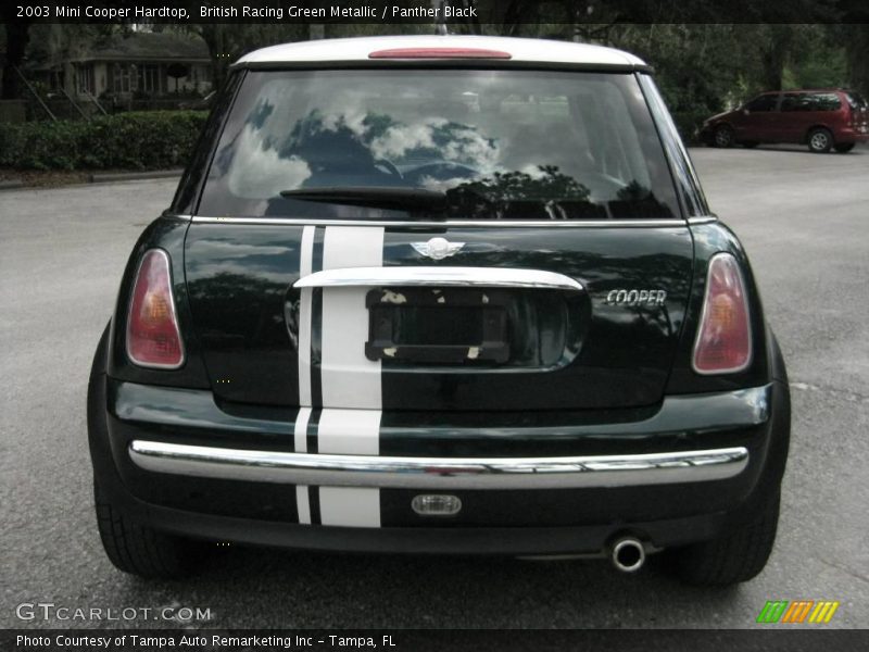 British Racing Green Metallic / Panther Black 2003 Mini Cooper Hardtop