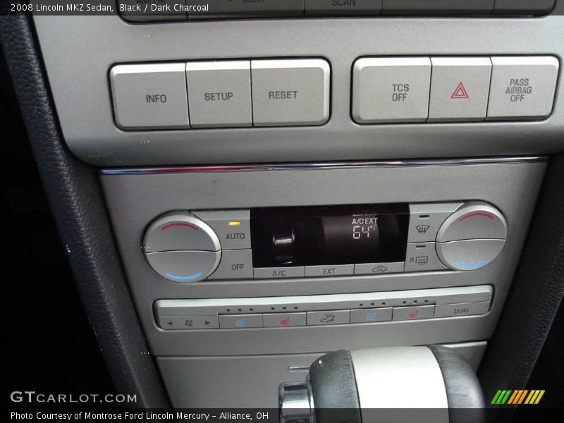 Black / Dark Charcoal 2008 Lincoln MKZ Sedan