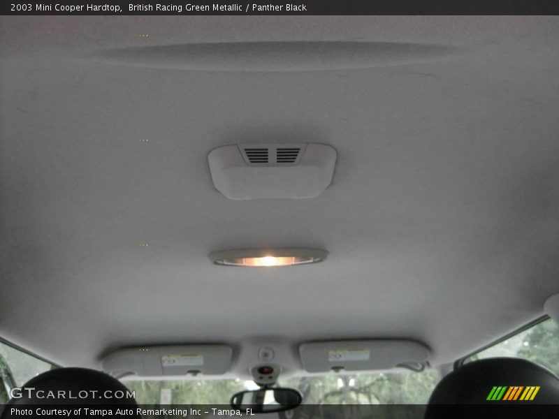 British Racing Green Metallic / Panther Black 2003 Mini Cooper Hardtop