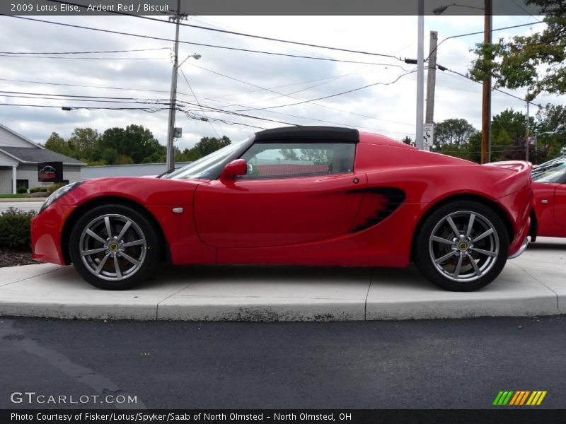 Ardent Red / Biscuit 2009 Lotus Elise