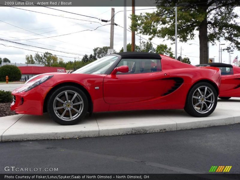 Ardent Red / Biscuit 2009 Lotus Elise