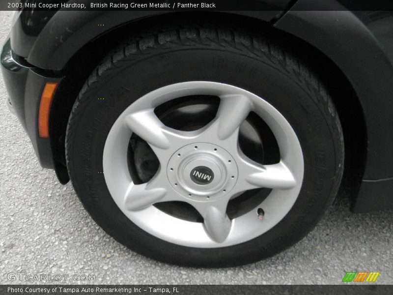 British Racing Green Metallic / Panther Black 2003 Mini Cooper Hardtop