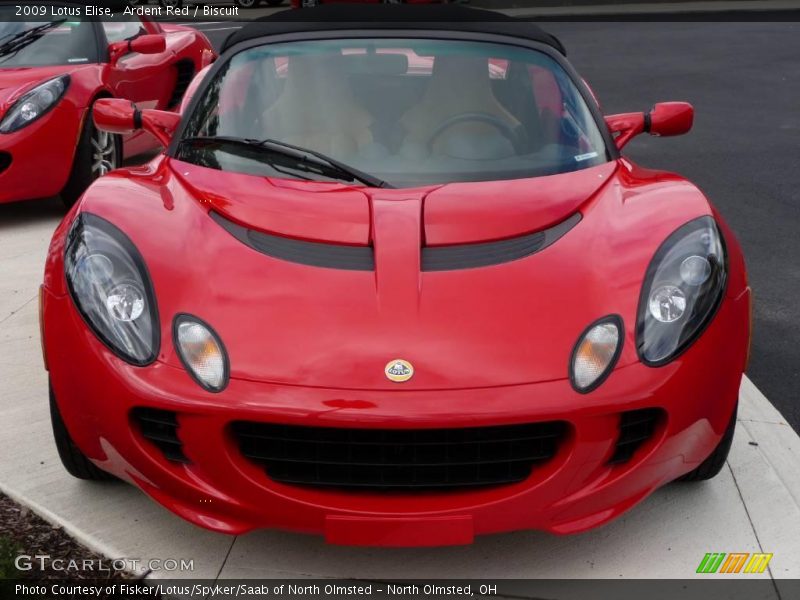 Ardent Red / Biscuit 2009 Lotus Elise