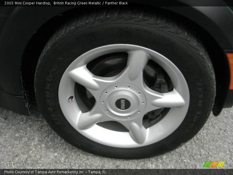 British Racing Green Metallic / Panther Black 2003 Mini Cooper Hardtop