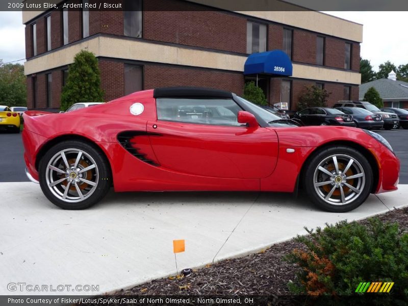 Ardent Red / Biscuit 2009 Lotus Elise