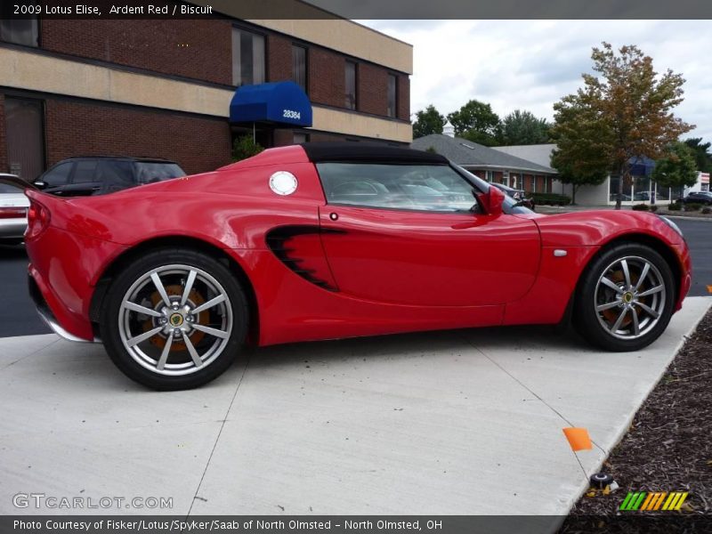 Ardent Red / Biscuit 2009 Lotus Elise