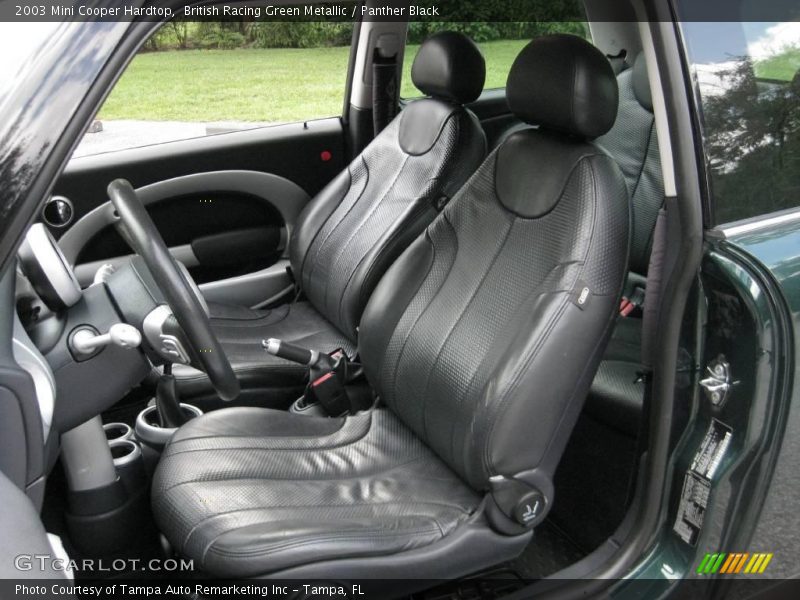 British Racing Green Metallic / Panther Black 2003 Mini Cooper Hardtop