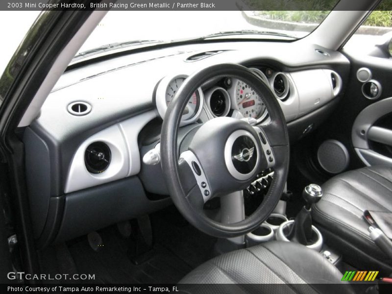 British Racing Green Metallic / Panther Black 2003 Mini Cooper Hardtop