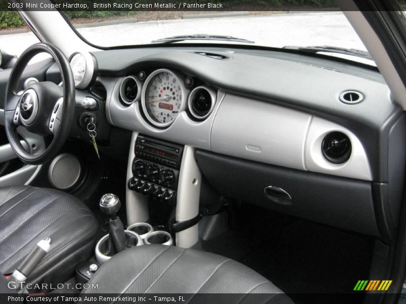 British Racing Green Metallic / Panther Black 2003 Mini Cooper Hardtop