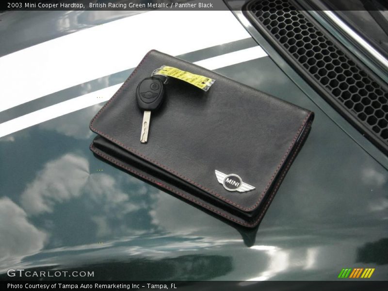 British Racing Green Metallic / Panther Black 2003 Mini Cooper Hardtop