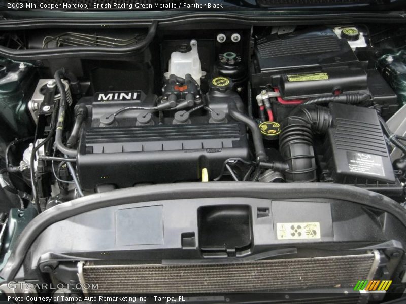 British Racing Green Metallic / Panther Black 2003 Mini Cooper Hardtop