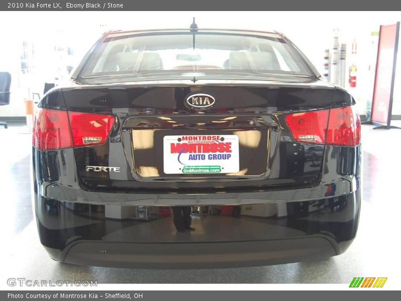 Ebony Black / Stone 2010 Kia Forte LX