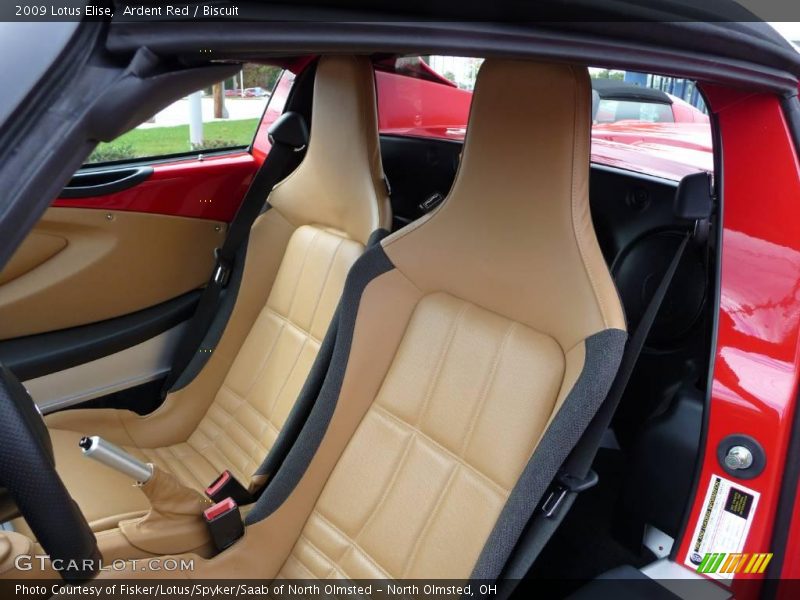 Ardent Red / Biscuit 2009 Lotus Elise