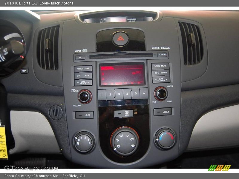 Ebony Black / Stone 2010 Kia Forte LX