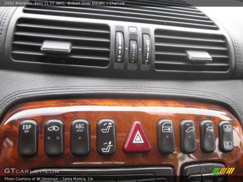 Brilliant Silver Metallic / Charcoal 2002 Mercedes-Benz CL 55 AMG