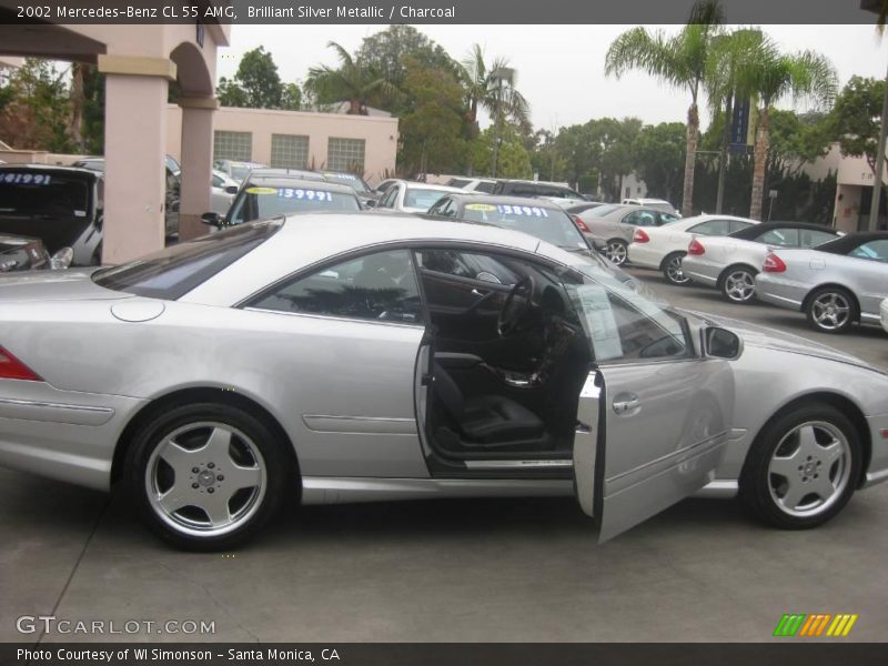 Brilliant Silver Metallic / Charcoal 2002 Mercedes-Benz CL 55 AMG