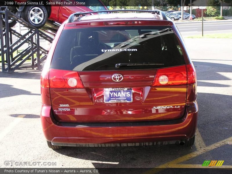 Salsa Red Pearl / Stone 2009 Toyota Sienna LE