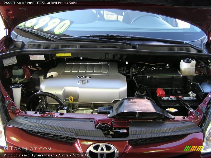 Salsa Red Pearl / Stone 2009 Toyota Sienna LE