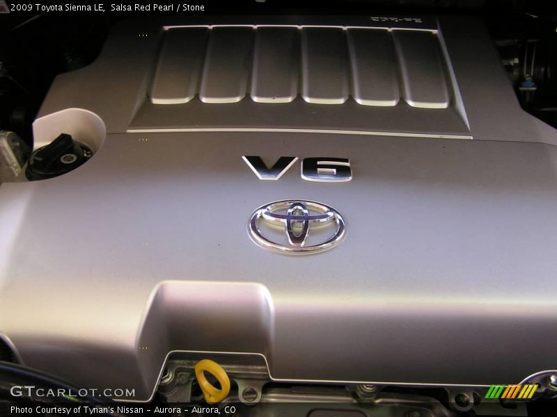 Salsa Red Pearl / Stone 2009 Toyota Sienna LE