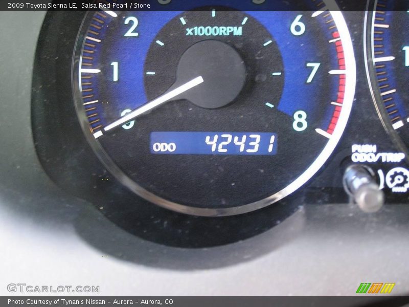 Salsa Red Pearl / Stone 2009 Toyota Sienna LE
