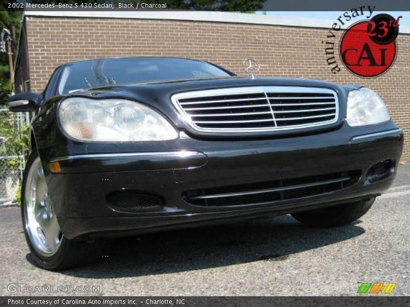 Black / Charcoal 2002 Mercedes-Benz S 430 Sedan