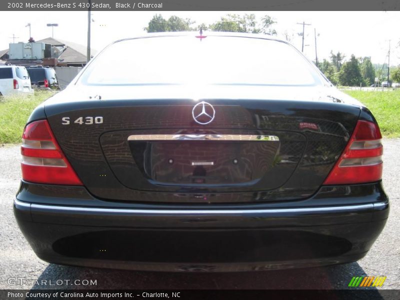 Black / Charcoal 2002 Mercedes-Benz S 430 Sedan