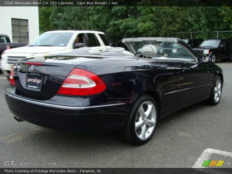 Capri Blue Metallic / Ash 2005 Mercedes-Benz CLK 320 Cabriolet