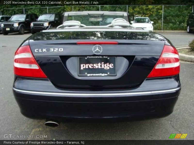 Capri Blue Metallic / Ash 2005 Mercedes-Benz CLK 320 Cabriolet