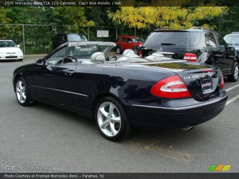 Capri Blue Metallic / Ash 2005 Mercedes-Benz CLK 320 Cabriolet