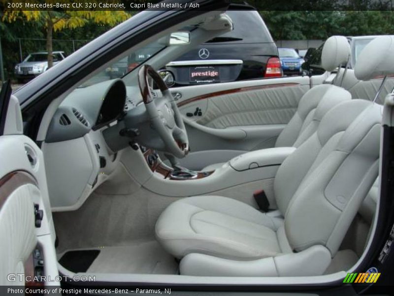 Capri Blue Metallic / Ash 2005 Mercedes-Benz CLK 320 Cabriolet