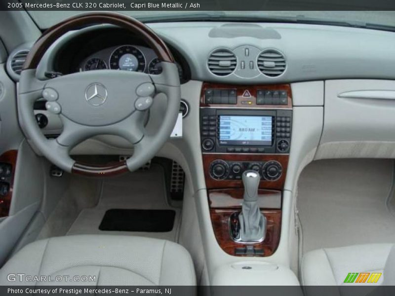 Capri Blue Metallic / Ash 2005 Mercedes-Benz CLK 320 Cabriolet