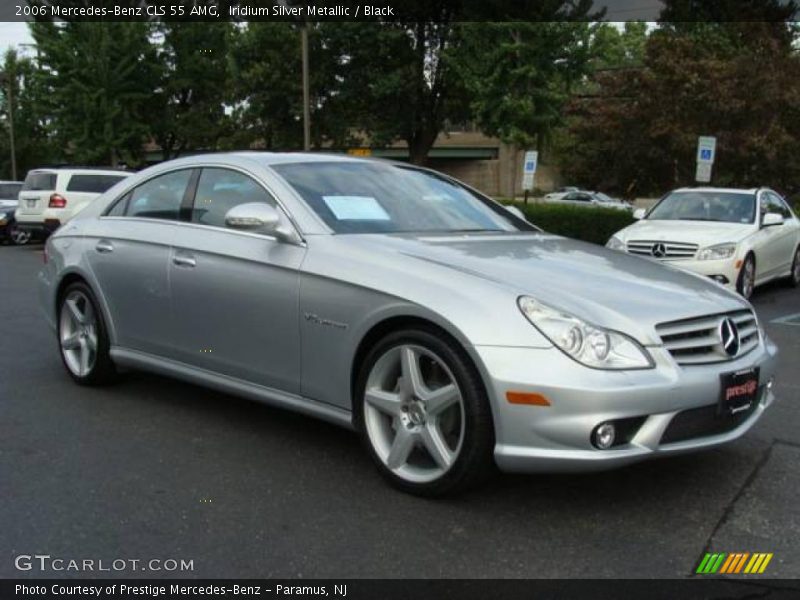 Iridium Silver Metallic / Black 2006 Mercedes-Benz CLS 55 AMG