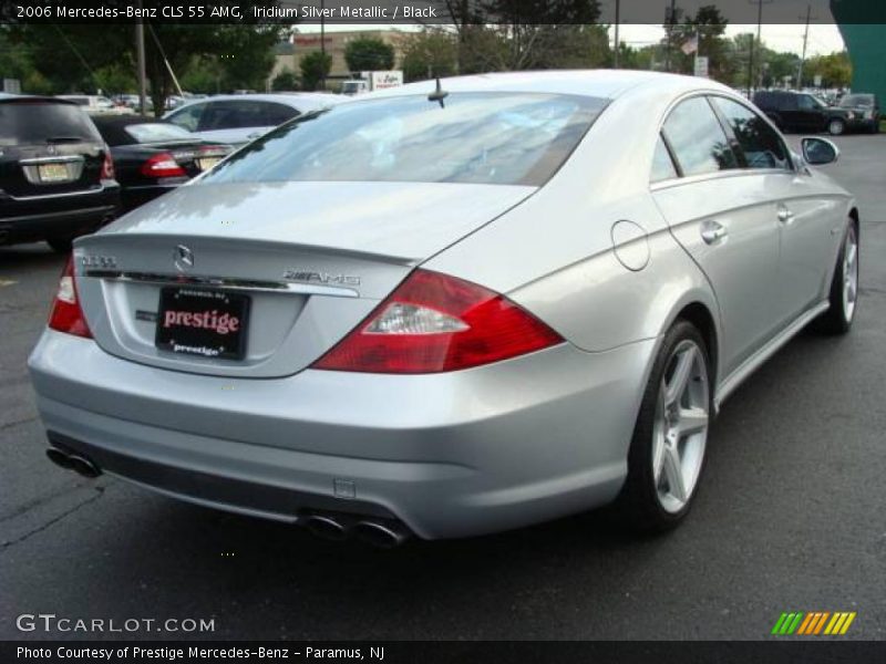 Iridium Silver Metallic / Black 2006 Mercedes-Benz CLS 55 AMG