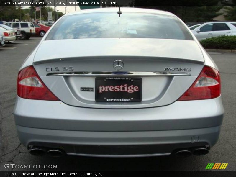 Iridium Silver Metallic / Black 2006 Mercedes-Benz CLS 55 AMG