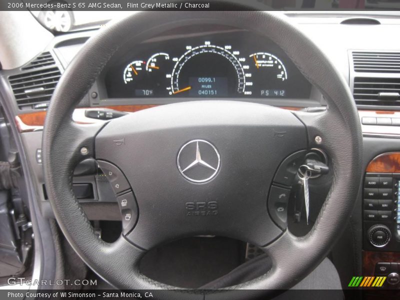 Flint Grey Metallic / Charcoal 2006 Mercedes-Benz S 65 AMG Sedan