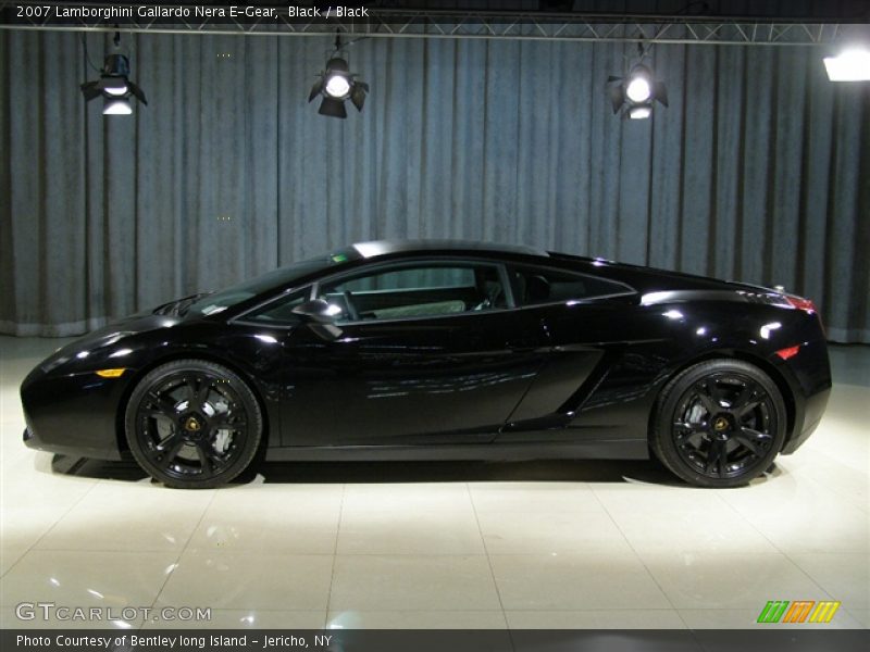 Black / Black 2007 Lamborghini Gallardo Nera E-Gear