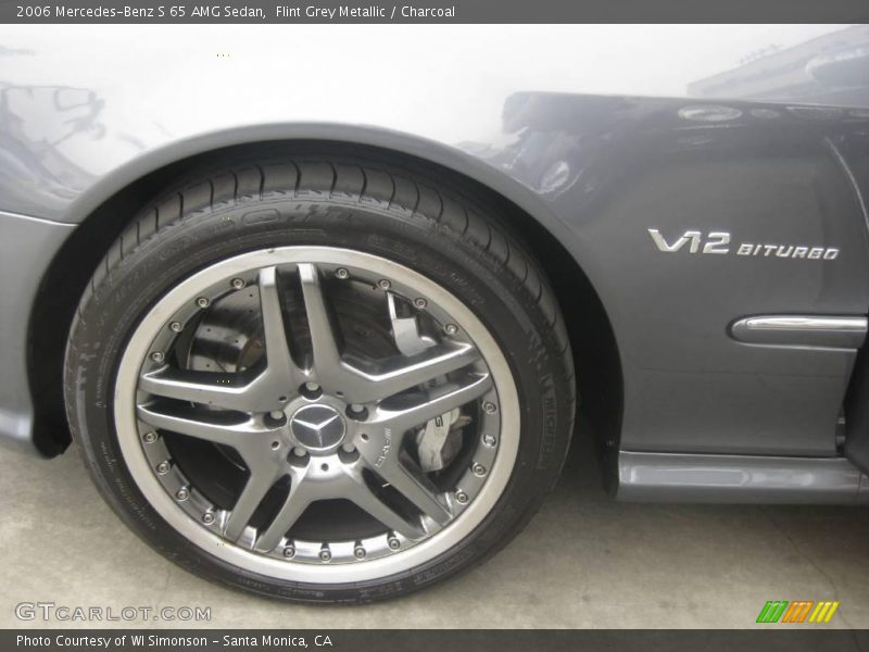 Flint Grey Metallic / Charcoal 2006 Mercedes-Benz S 65 AMG Sedan