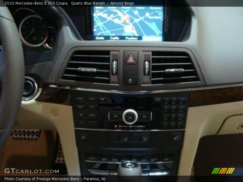 Quartz Blue Metallic / Almond Beige 2010 Mercedes-Benz E 350 Coupe