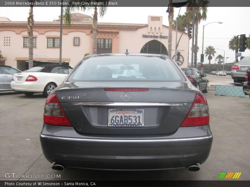 Flint Grey Metallic / Black 2009 Mercedes-Benz E 350 Sedan