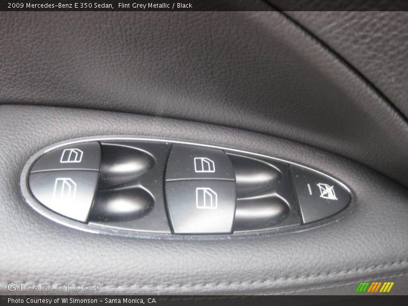 Flint Grey Metallic / Black 2009 Mercedes-Benz E 350 Sedan