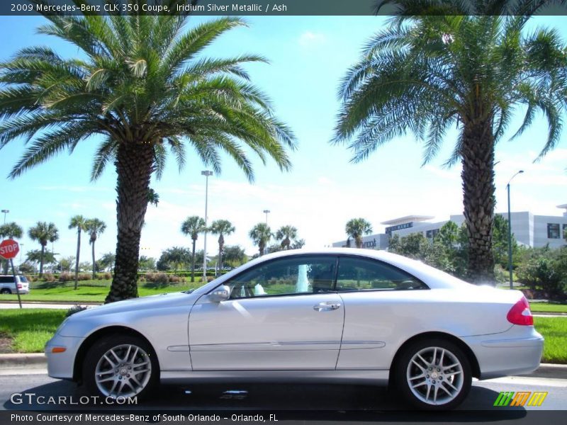 Iridium Silver Metallic / Ash 2009 Mercedes-Benz CLK 350 Coupe