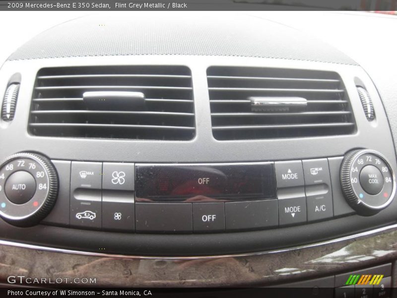 Flint Grey Metallic / Black 2009 Mercedes-Benz E 350 Sedan